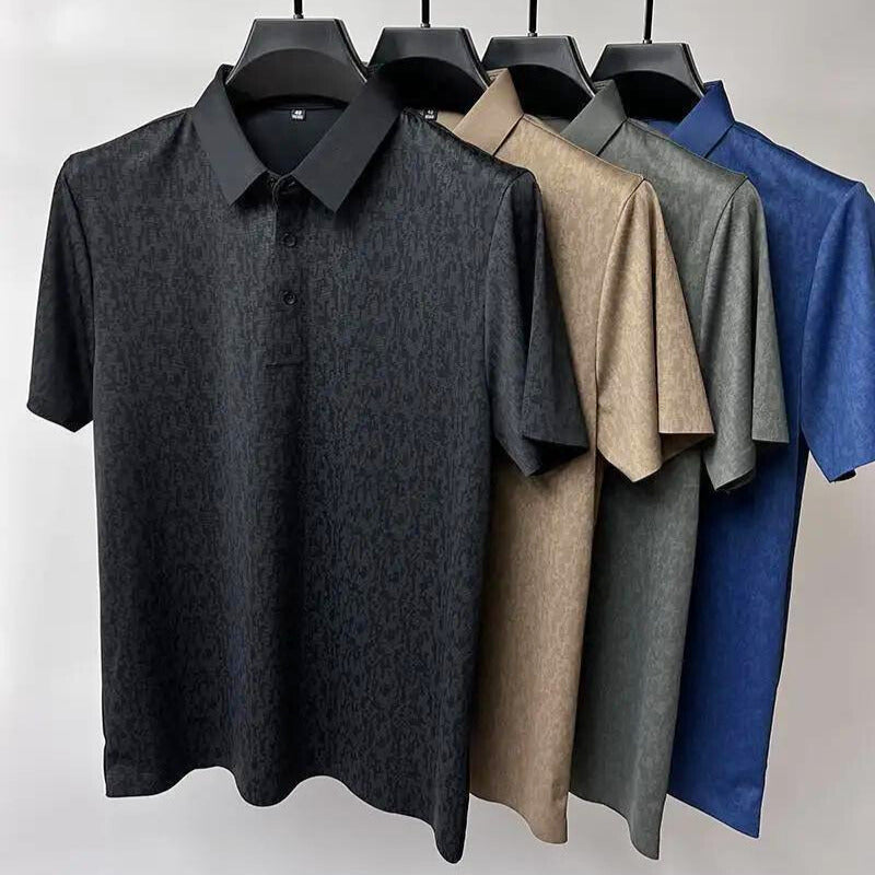 Men's Silk-Touch Tailored Shirt – Breathable Smart-Casual Wear – view 6