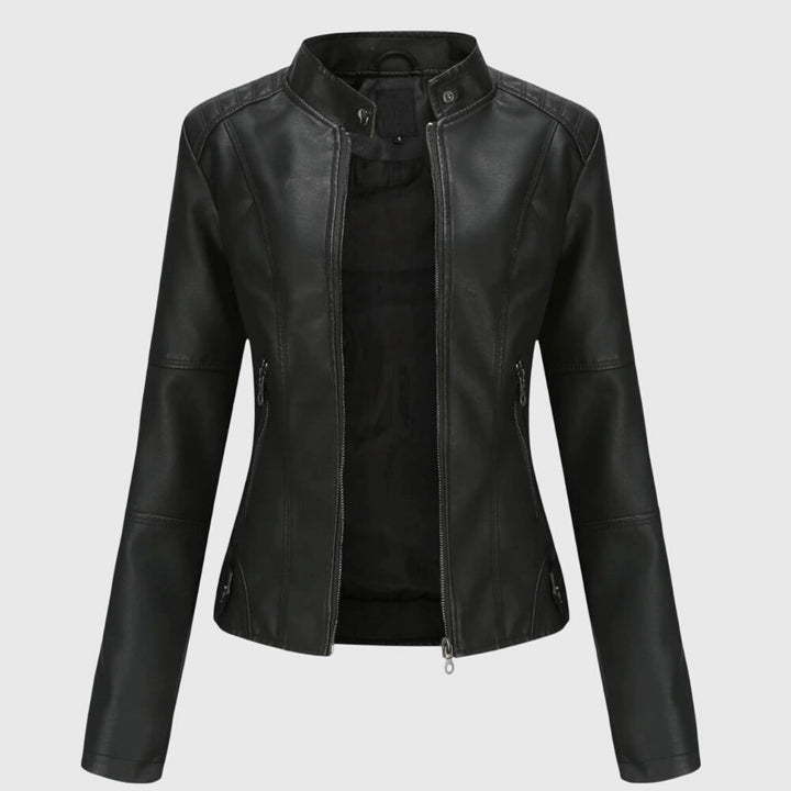 Women's Leather Jacket - Elegant and Versatile for Everyday