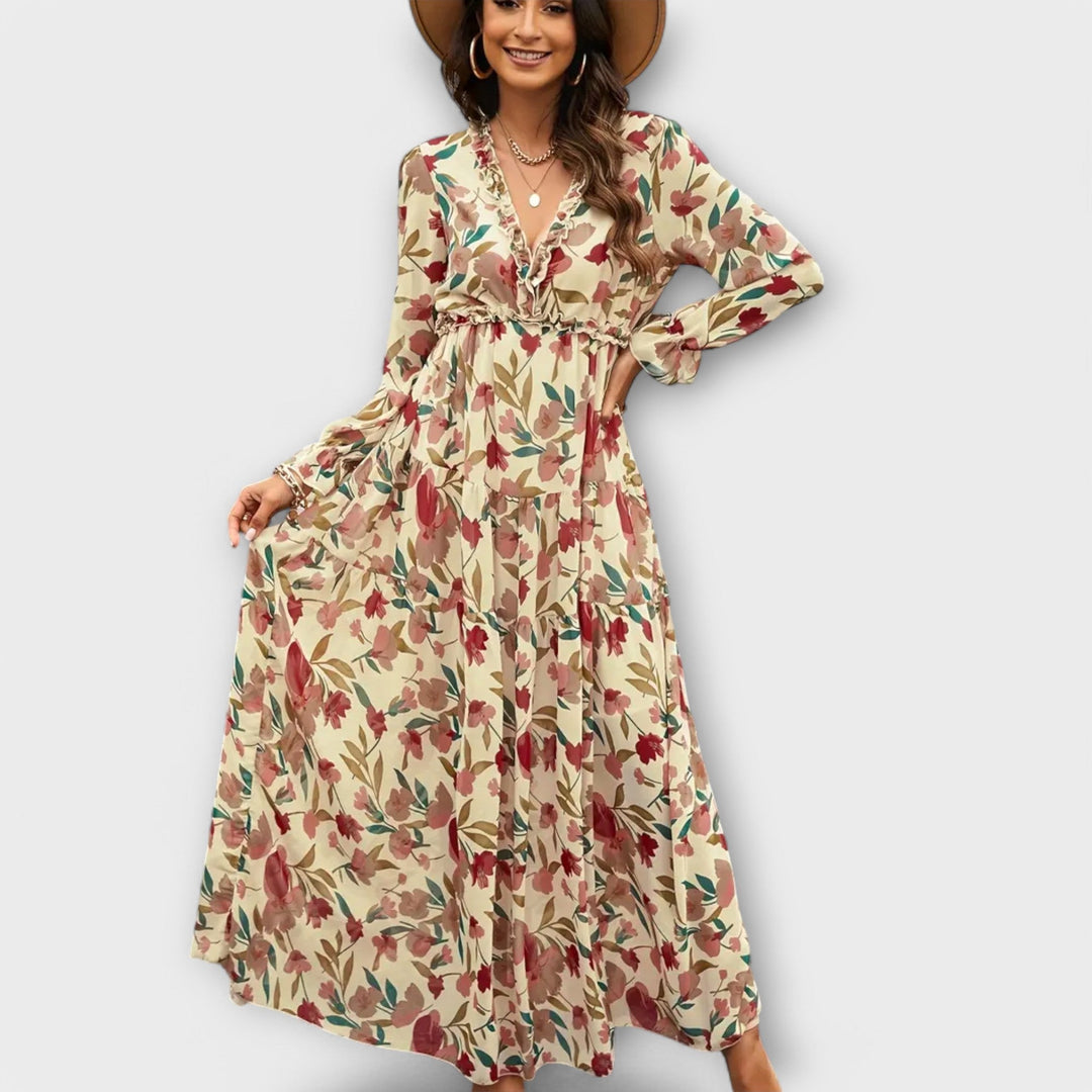 Women's Floral Maxi Dress – Elegant, Versatile Day-to-Night