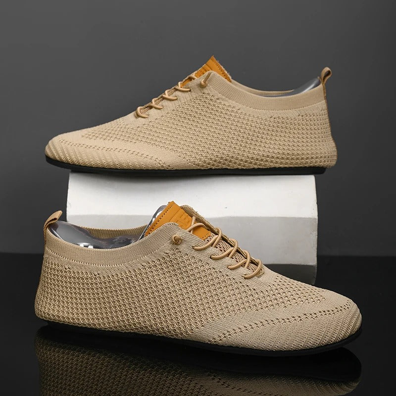 Men's Mesh Knit Slip-On Trainers – Lightweight Comfort – view 2