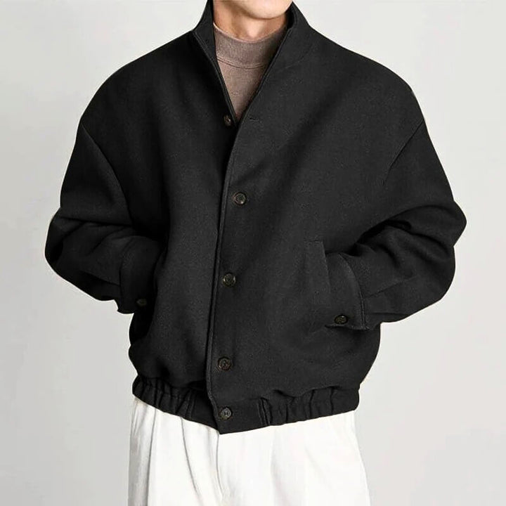 Men's Finn Bomber Jacket – Oversized High-Collar Design – view 6