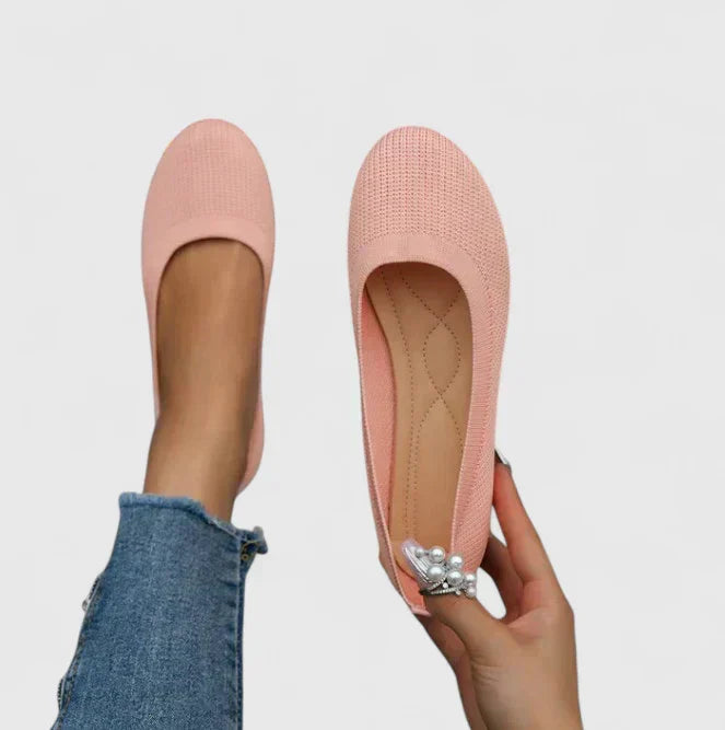 Women's Orthopedic Slip-On Sneakers - All-Day Comfort & Support