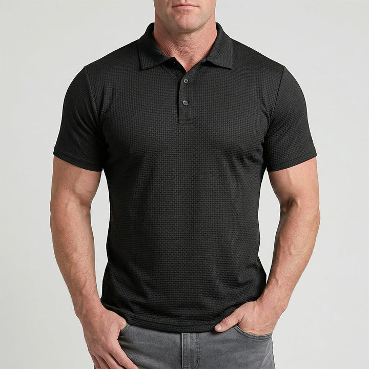 Men's Stretch Cotton Comfort Polo Shirt – Breathable Everyday Wear
