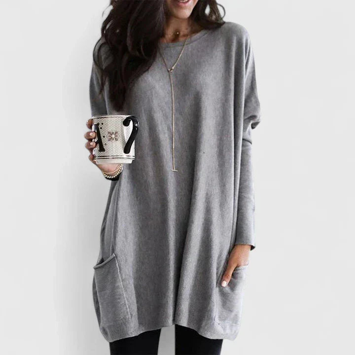 Women's Relaxed Fit Tunic with Pockets - Everyday Comfort