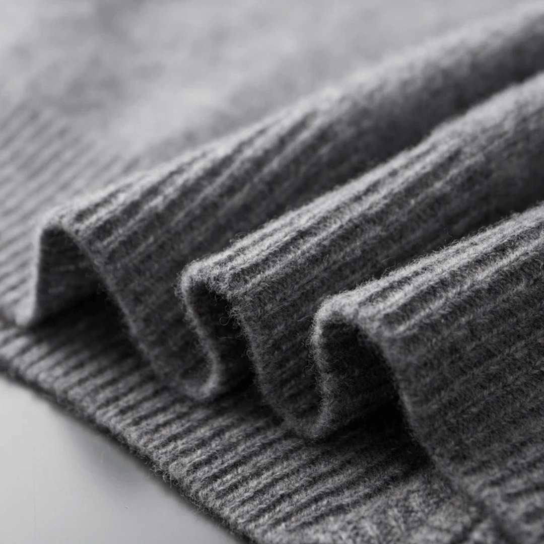 Men's Cashmere Zip Cardigan – Ashford Fine Knit Layer – view 5