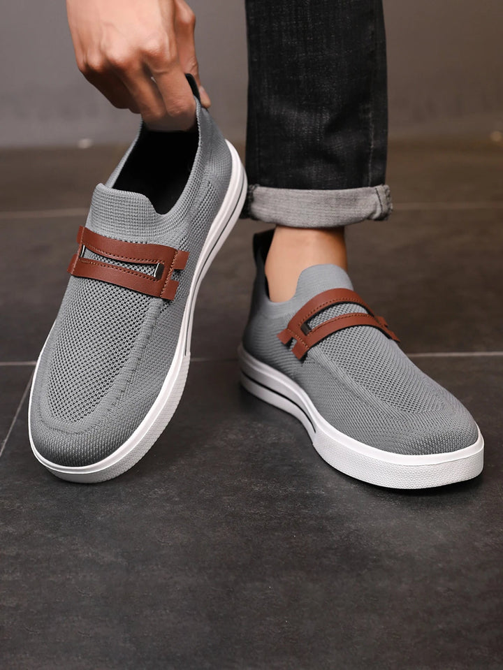 Men's Knit Slip-On Trainers – Lightweight Everyday Comfort – view 8
