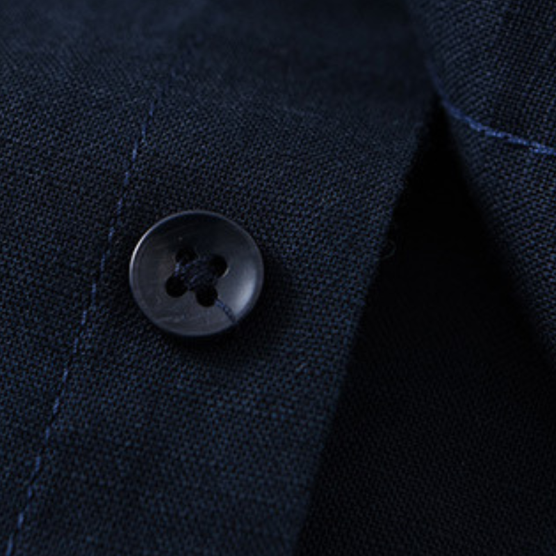 Men's Cotton-Linen Shirt – Relaxed Fit Casual Summer Shirt