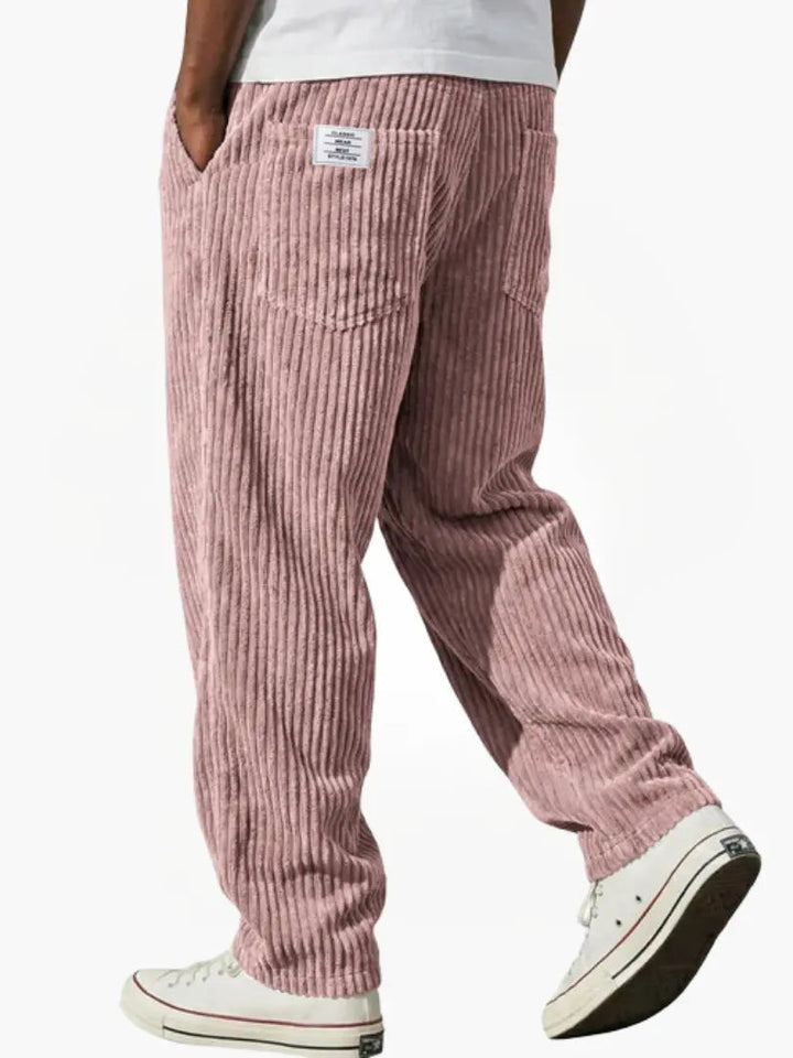 Men's Corduroy Trousers – Relaxed Drawstring Everyday Style