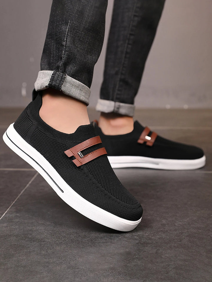 Men's Knit Slip-On Trainers – Lightweight Everyday Comfort – view 7