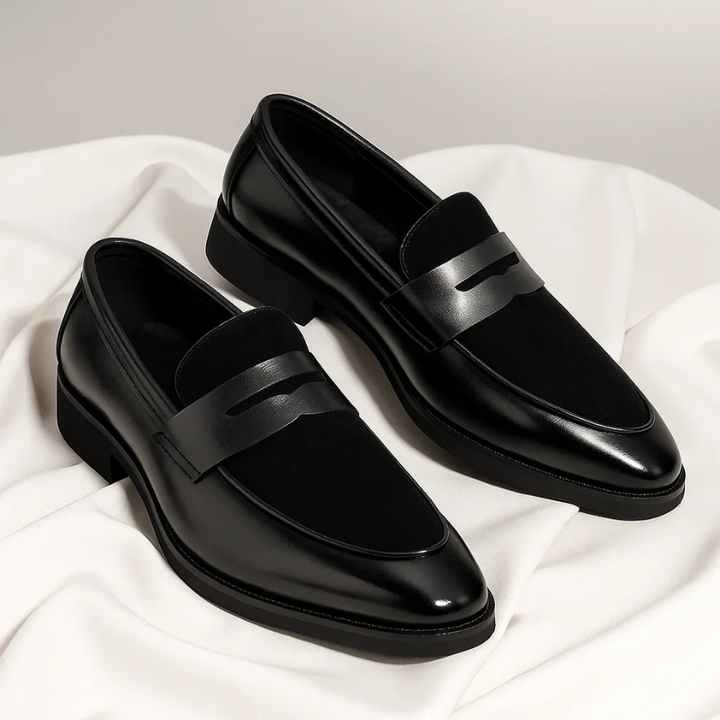 Men's Leather Penny Loafers – Italian Slip-On Shoes – view 5