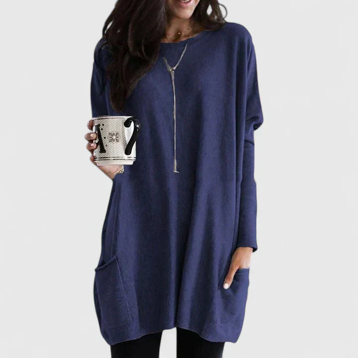 Women's Relaxed Fit Tunic with Pockets - Everyday Comfort