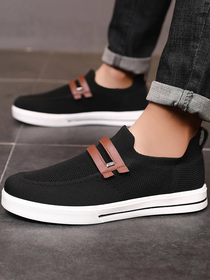 Men's Knit Slip-On Trainers – Lightweight Everyday Comfort – view 4