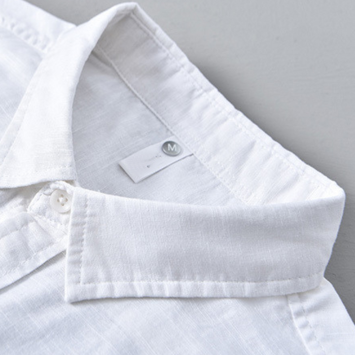 Men's Cotton-Linen Shirt – Relaxed Fit Casual Summer Shirt