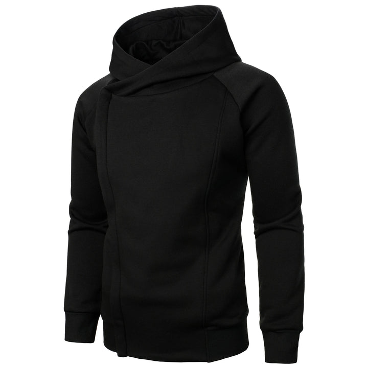 Men's Cotton-Blend Crossover Hoodie – Midweight Fleece Pullover – view 10