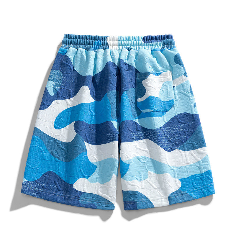 Men's Camo Relaxed Shorts – Lightweight Summer Streetwear – view 3