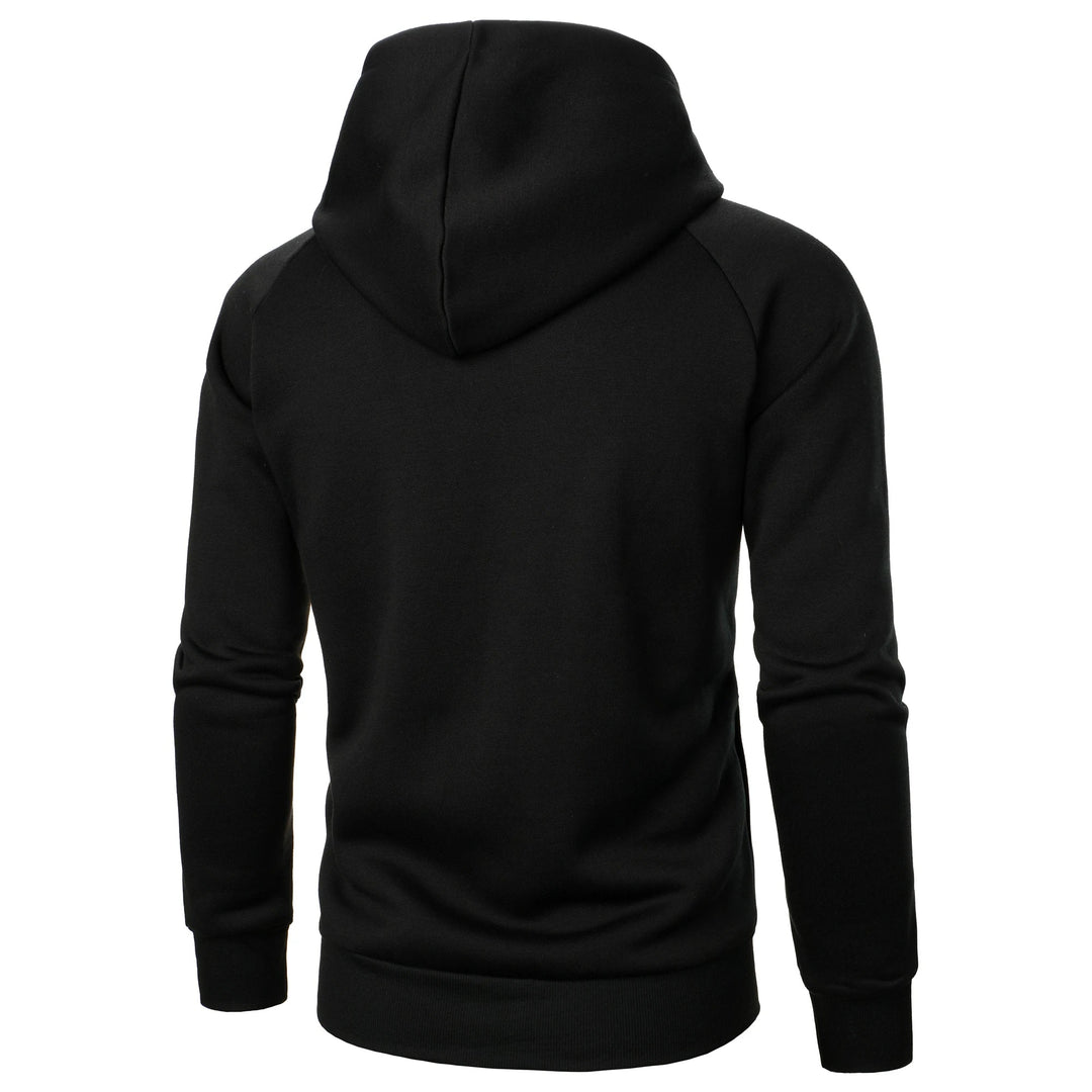 Men's Cotton-Blend Crossover Hoodie – Midweight Fleece Pullover – view 11