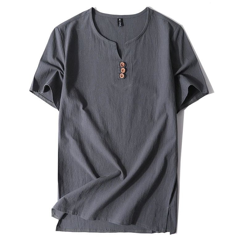 Men's Arlo Linen Shirt – Relaxed Oversized Summer Button-Up – view 6