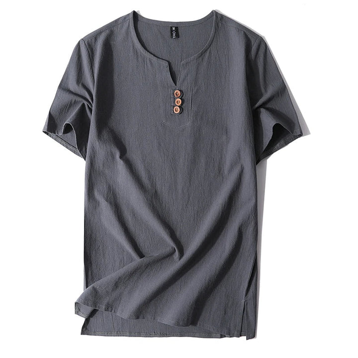 Men's Arlo Linen Shirt – Relaxed Oversized Summer Button-Up – view 6