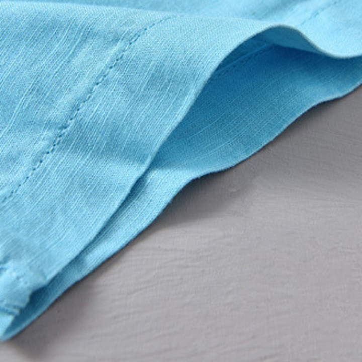Men's Cotton-Linen Shirt – Relaxed Fit Casual Summer Shirt