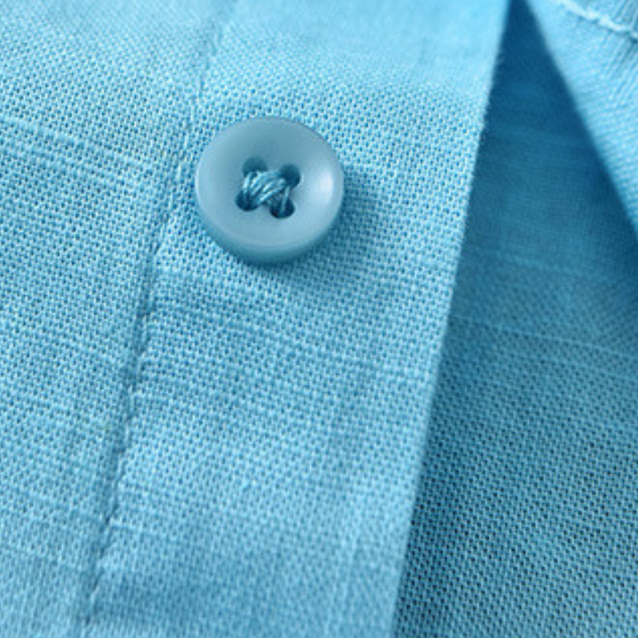 Men's Cotton-Linen Shirt – Relaxed Fit Casual Summer Shirt