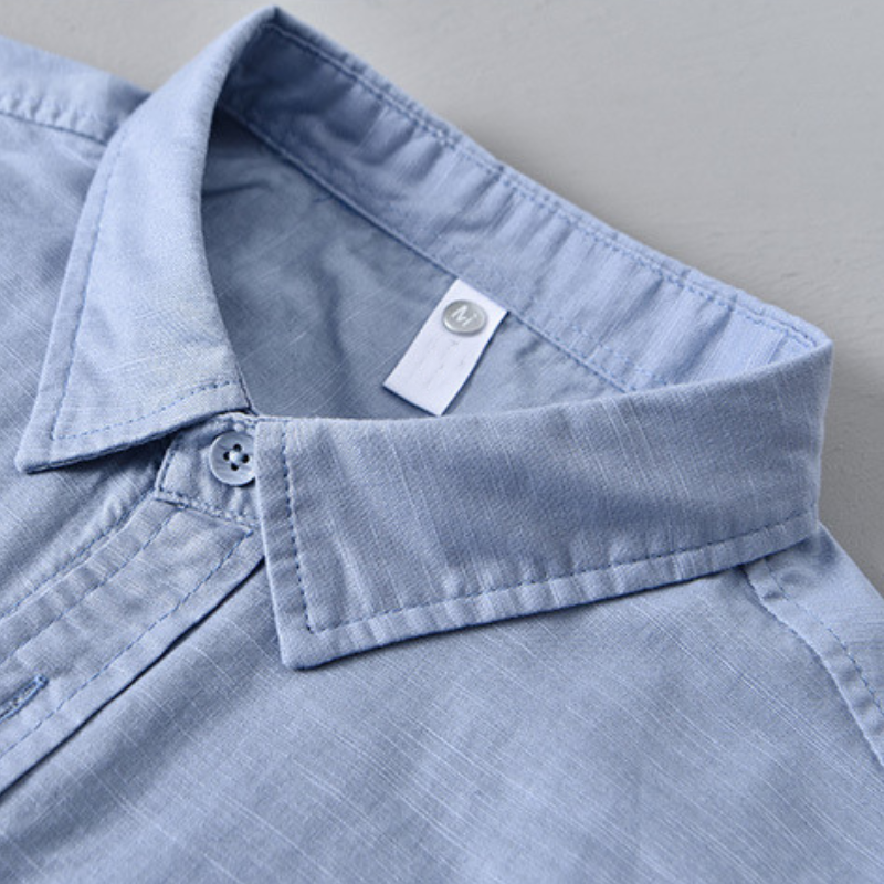 Men's Cotton-Linen Shirt – Relaxed Fit Casual Summer Shirt