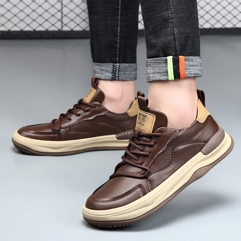 Men's Leather Trainers – Handcrafted Italian Leather Sneakers – view 6