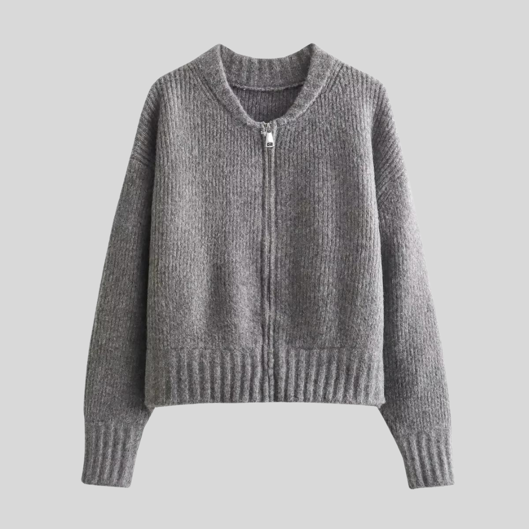 Women's Lightweight Zip-Front Jacket – Minimalist Layering
