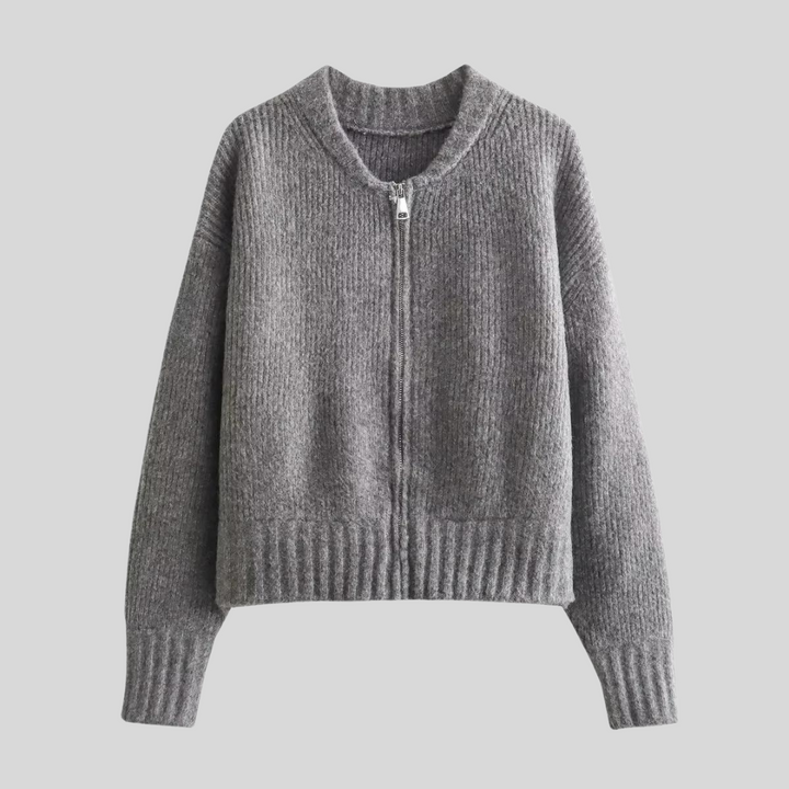 Women's Lightweight Zip-Front Jacket – Minimalist Layering