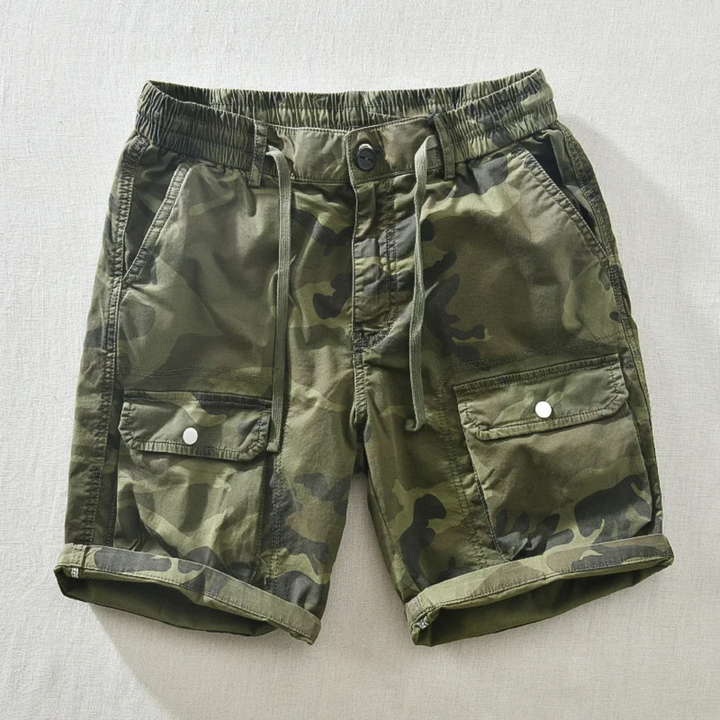 Men's Camo Shorts – Barcelona Relaxed Fit Summer Streetwear