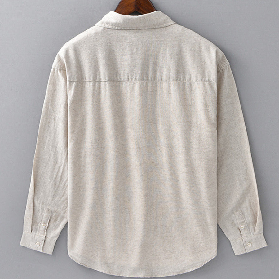 Men's 100% Linen Shirt – Breathable Relaxed Summer Fit – view 2