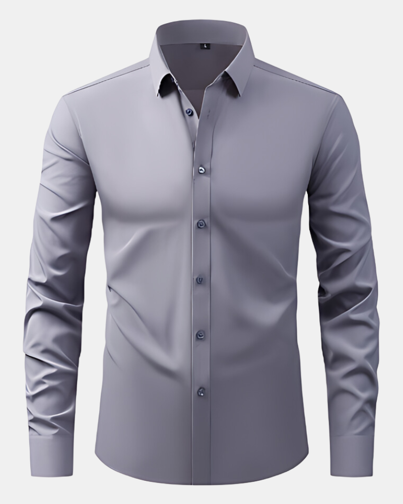 Men's Stretch Dress Shirt – Wrinkle-Resistant Office Shirt – view 12