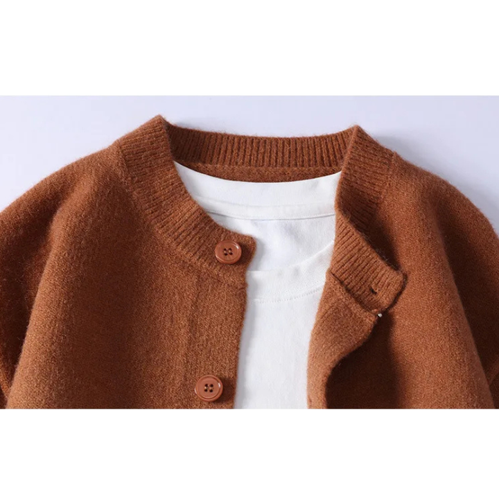 Men's Ombre Knit Cardigan – Button-Front Layering Jumper – view 6
