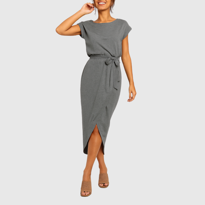 Women's Casual Midi Dress - Effortless Style for Any Occasion