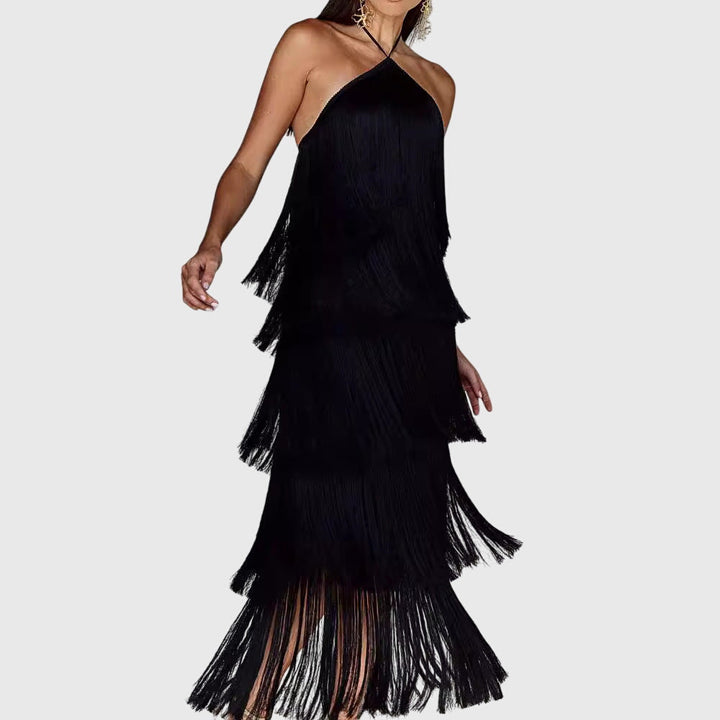 Women's Tassel Dress - Effortless Elegance for Special Occasions