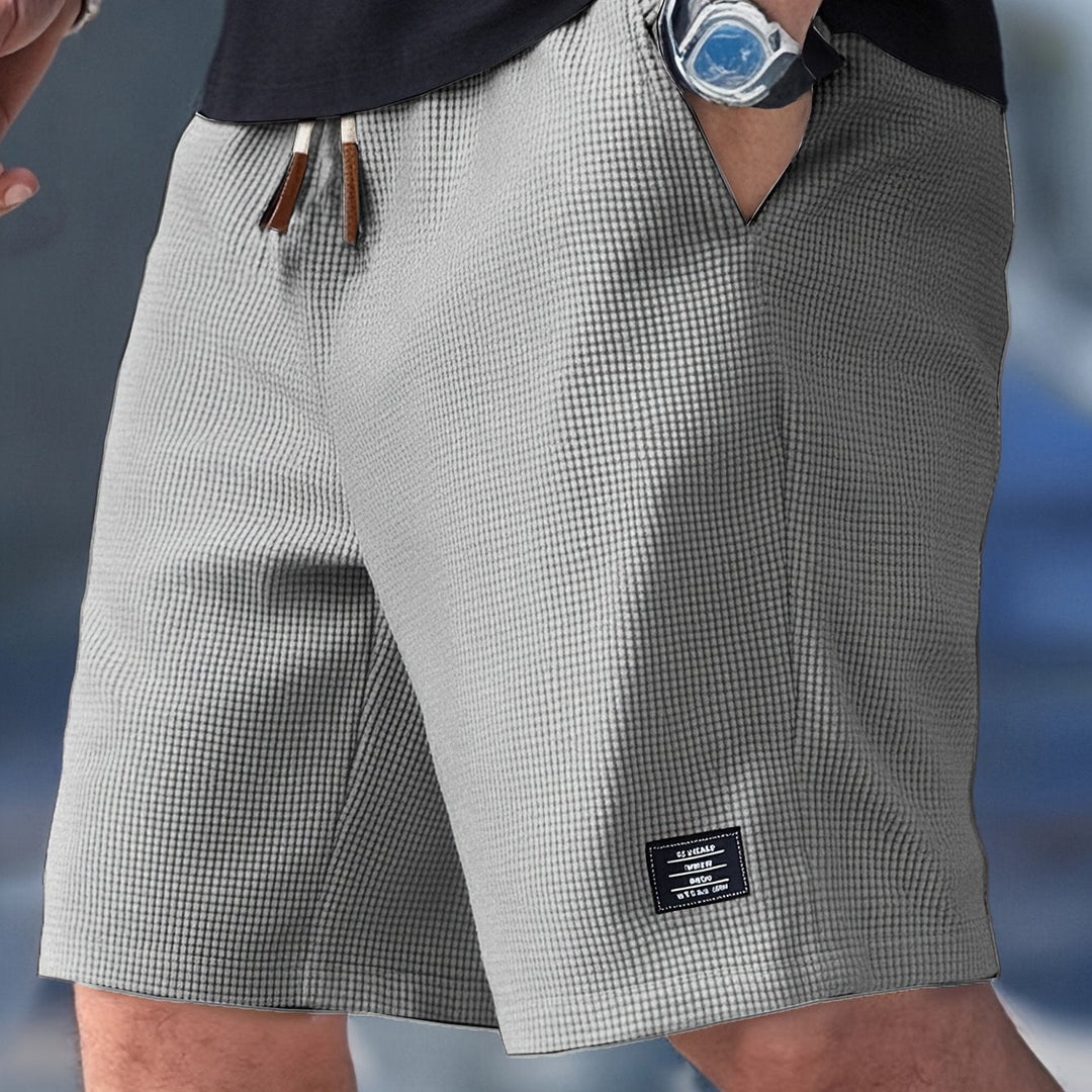Men's Ryder Textured Summer Shorts - Everyday Comfort