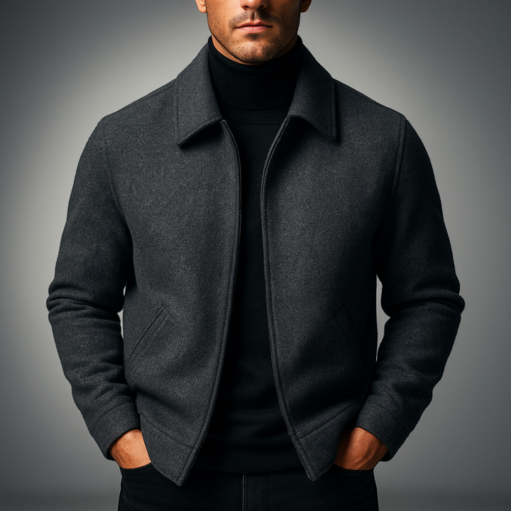 Men's Twill Jacket – Padded Zip-Up Layer for Cool Days – view 4