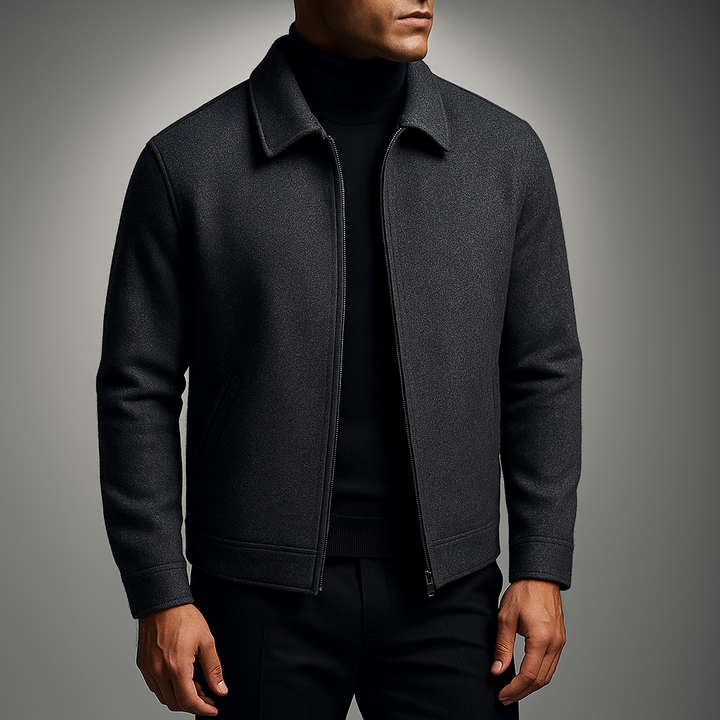 Men's Twill Jacket – Padded Zip-Up Layer for Cool Days – view 3