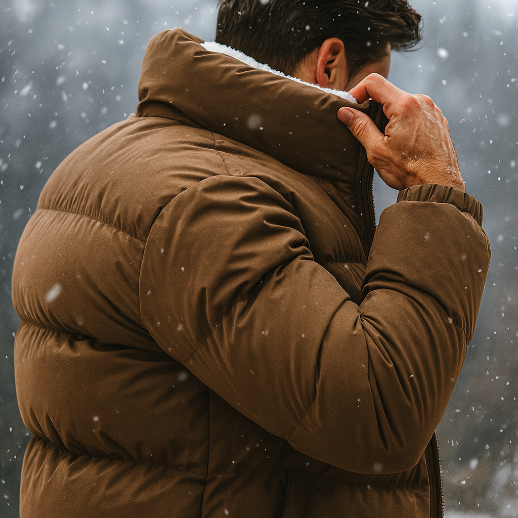 Men's Thermal Puffer Jacket - Insulated Winter Coat – view 6