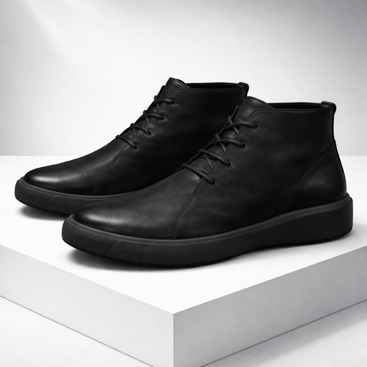 Men's Leather Chukka Boots – Cushioned Ankle Boots for Everyday Wear – view 2