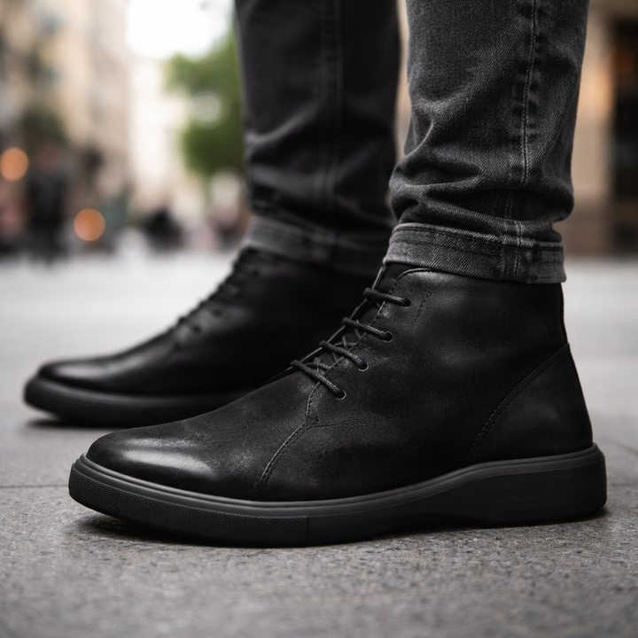 Men's Leather Chukka Boots – Cushioned Ankle Boots for Everyday Wear – view 5