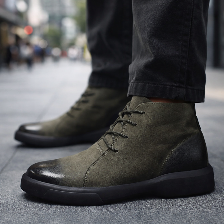 Men's Leather Chukka Boots – Cushioned Ankle Boots for Everyday Wear – view 6