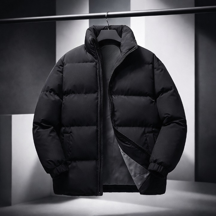 Men's Insulated Puffer Jacket – Lightweight Warm Winter Coat – view 5