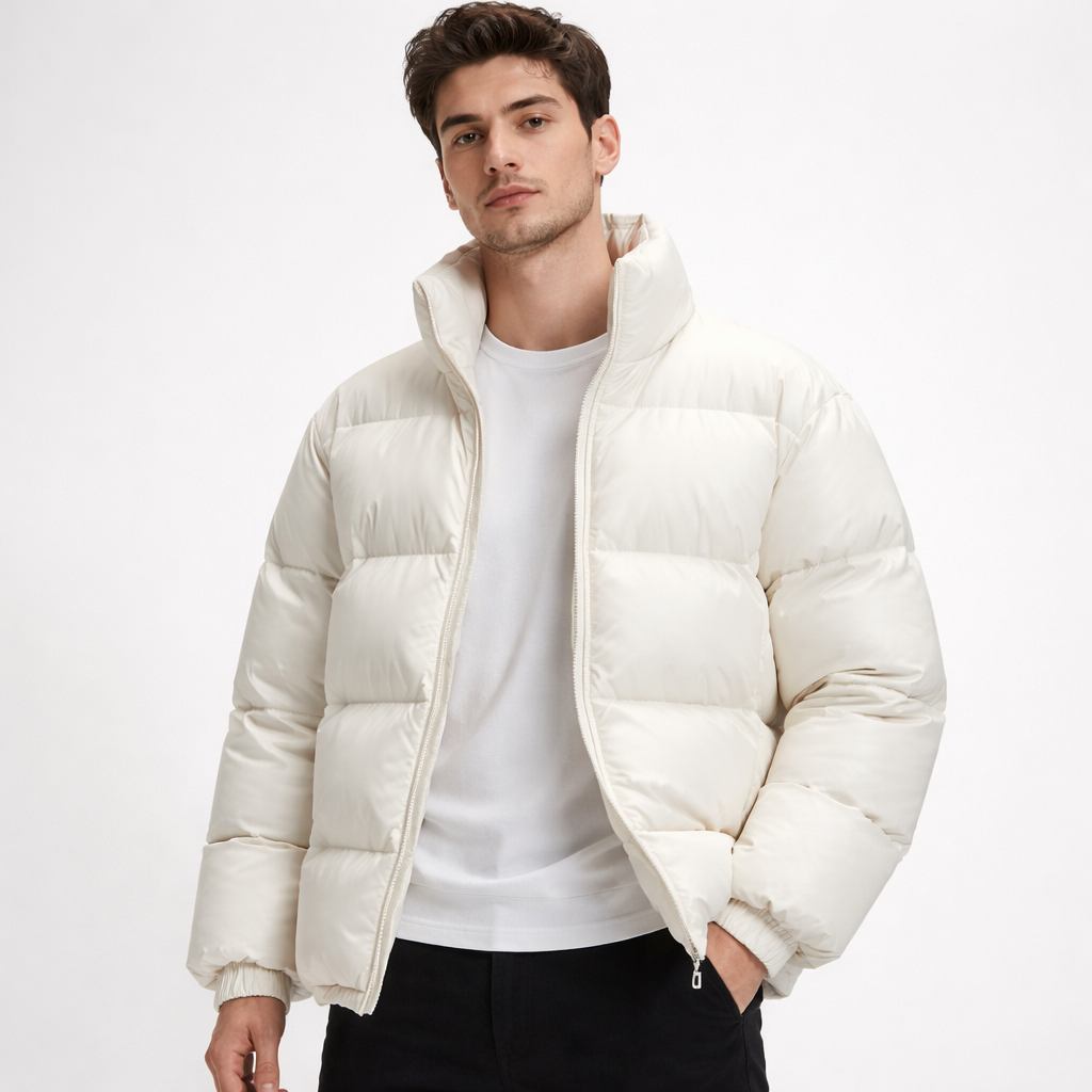 Men's Insulated Puffer Jacket – Lightweight Warm Winter Coat – view 4