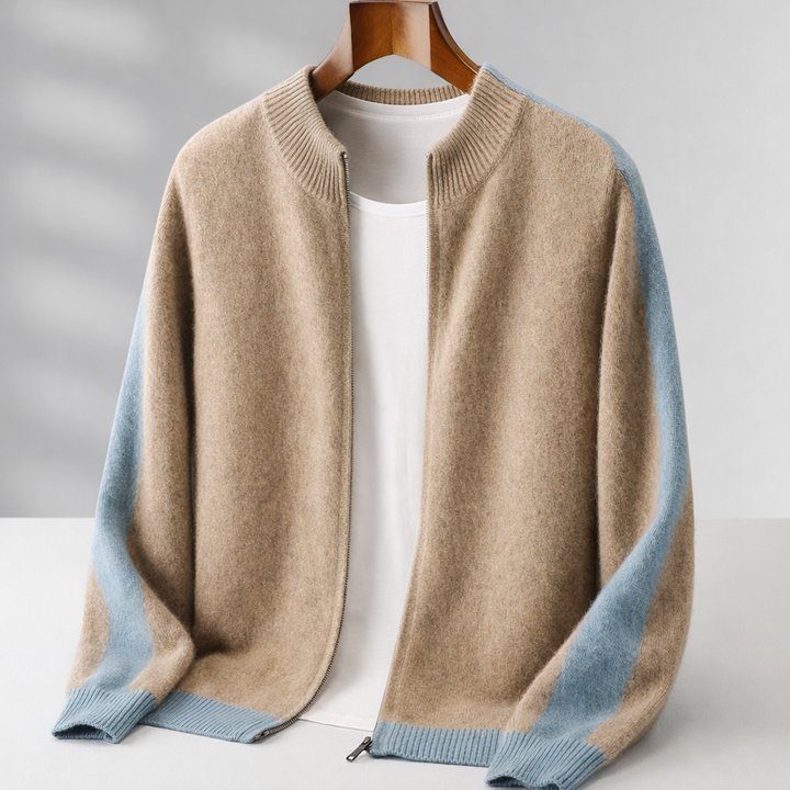 Men's Merino Wool Half-Zip Jumper – Lightweight Knit Sweater – view 9