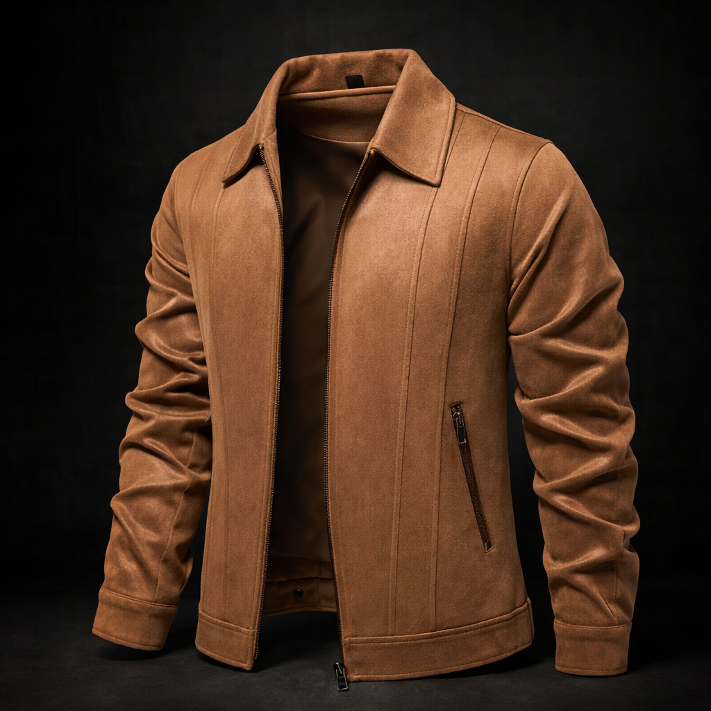 Men's Marseille Suede Jacket – Vintage-Finish Casual Layering – view 8