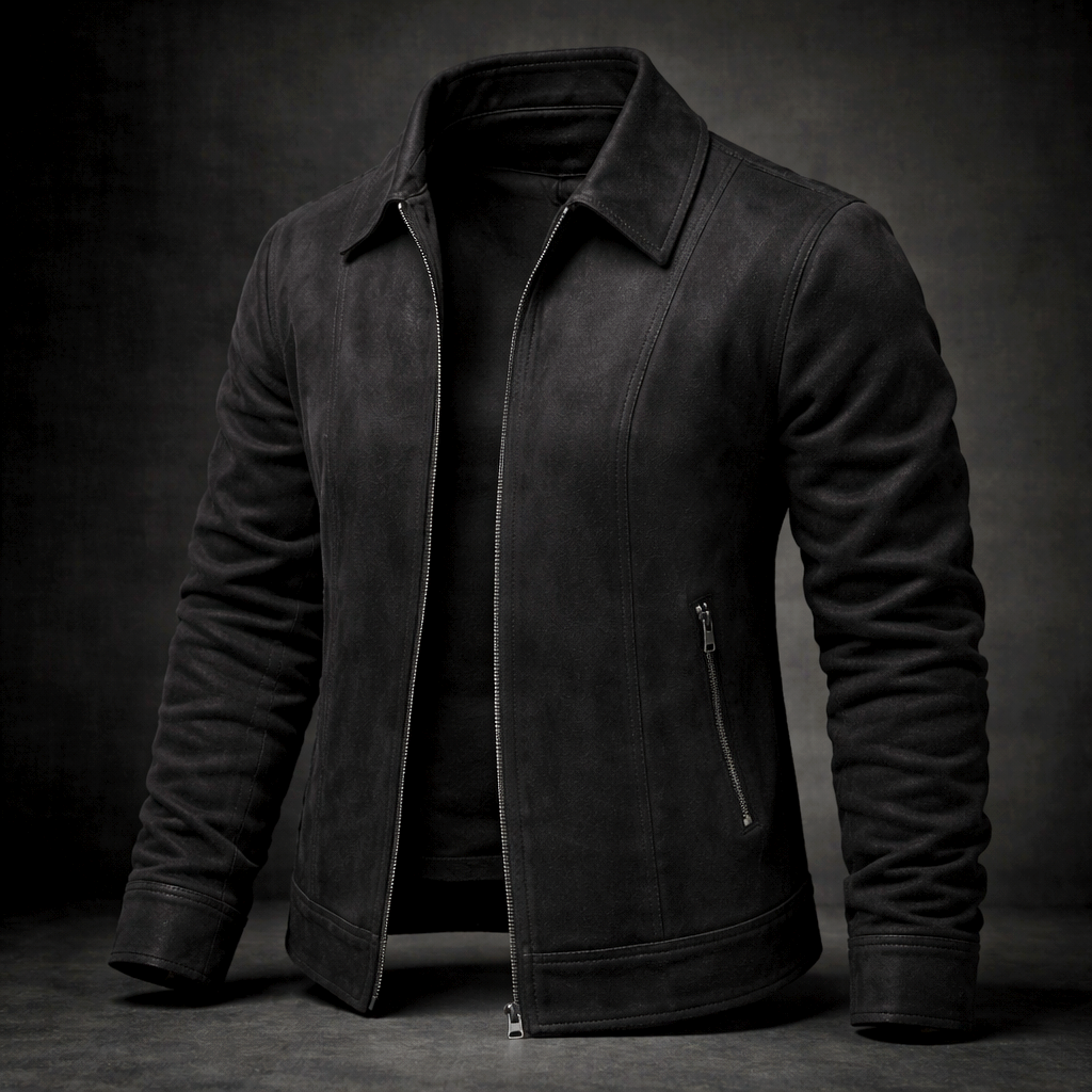 Men's Marseille Suede Jacket – Vintage-Finish Casual Layering – view 9