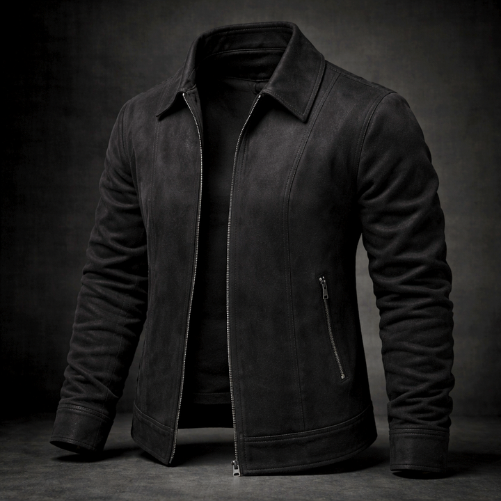 Men's Marseille Suede Jacket – Vintage-Finish Casual Layering – view 9