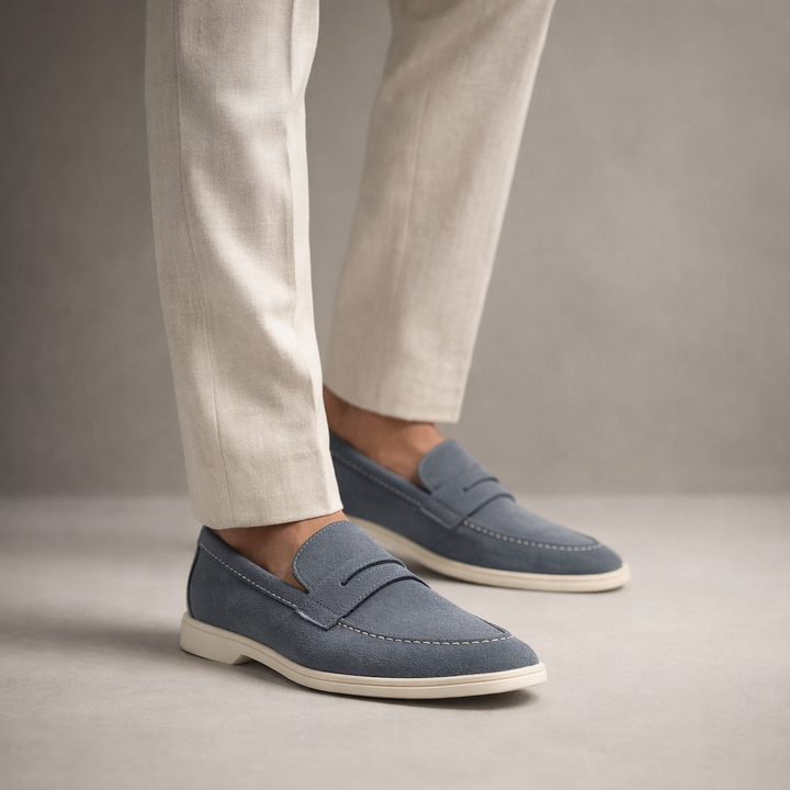Men's Suede Slip-On Loafers – Soft Casual Driving Shoes – view 6