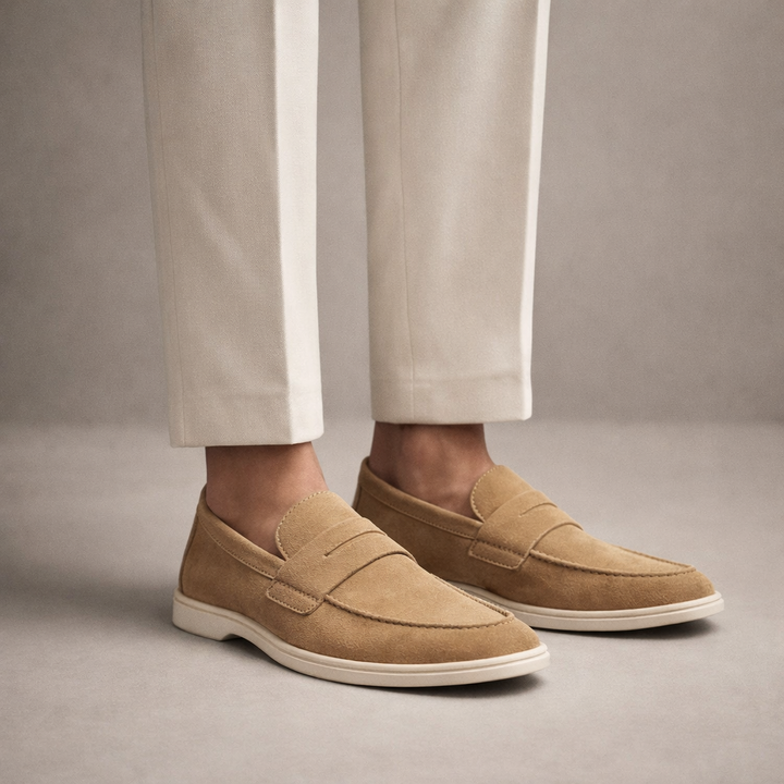 Men's Suede Slip-On Loafers – Soft Casual Driving Shoes – view 7