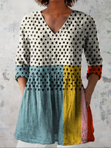 Women's V-Neck Longline Shirt - Effortless Everyday Style